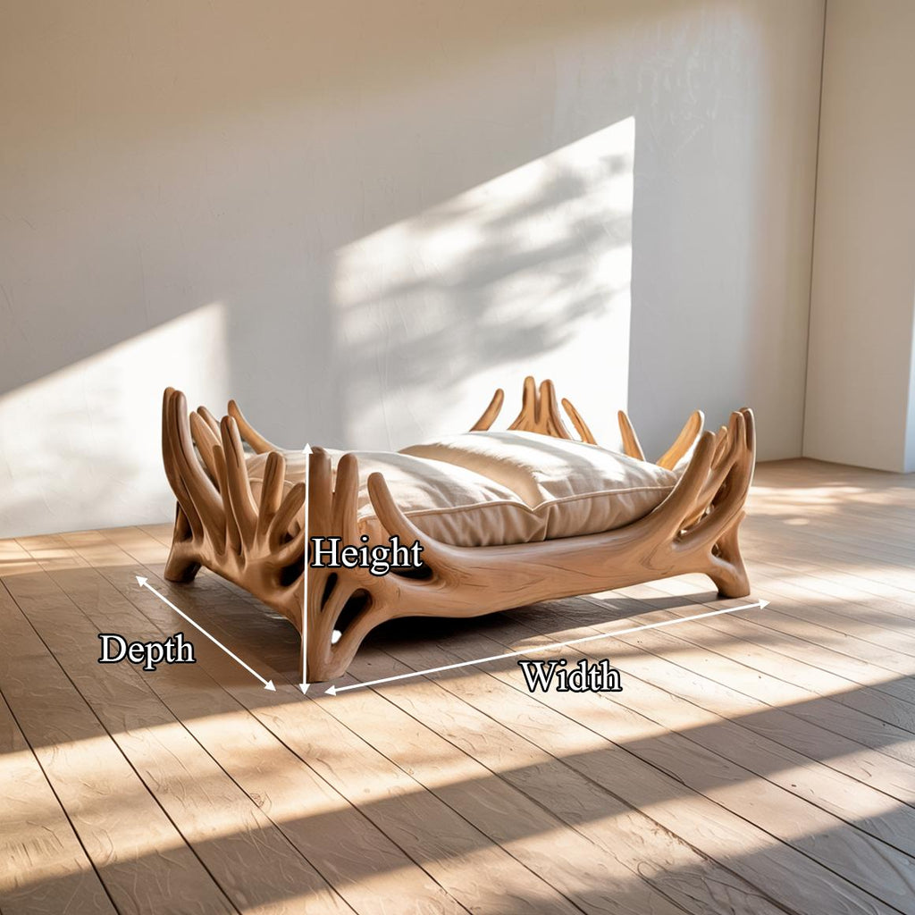 Rustic Pet Furniture Bed For Living Room And Home Space