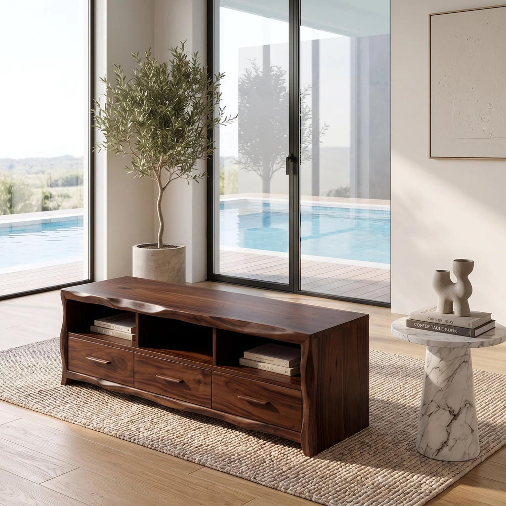 Rustic Wooden Storage Bench Drawers For Cozy Bedroom Decor