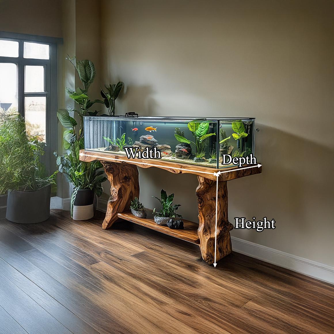 Rustic Aquarium Stand Office Or Living Room