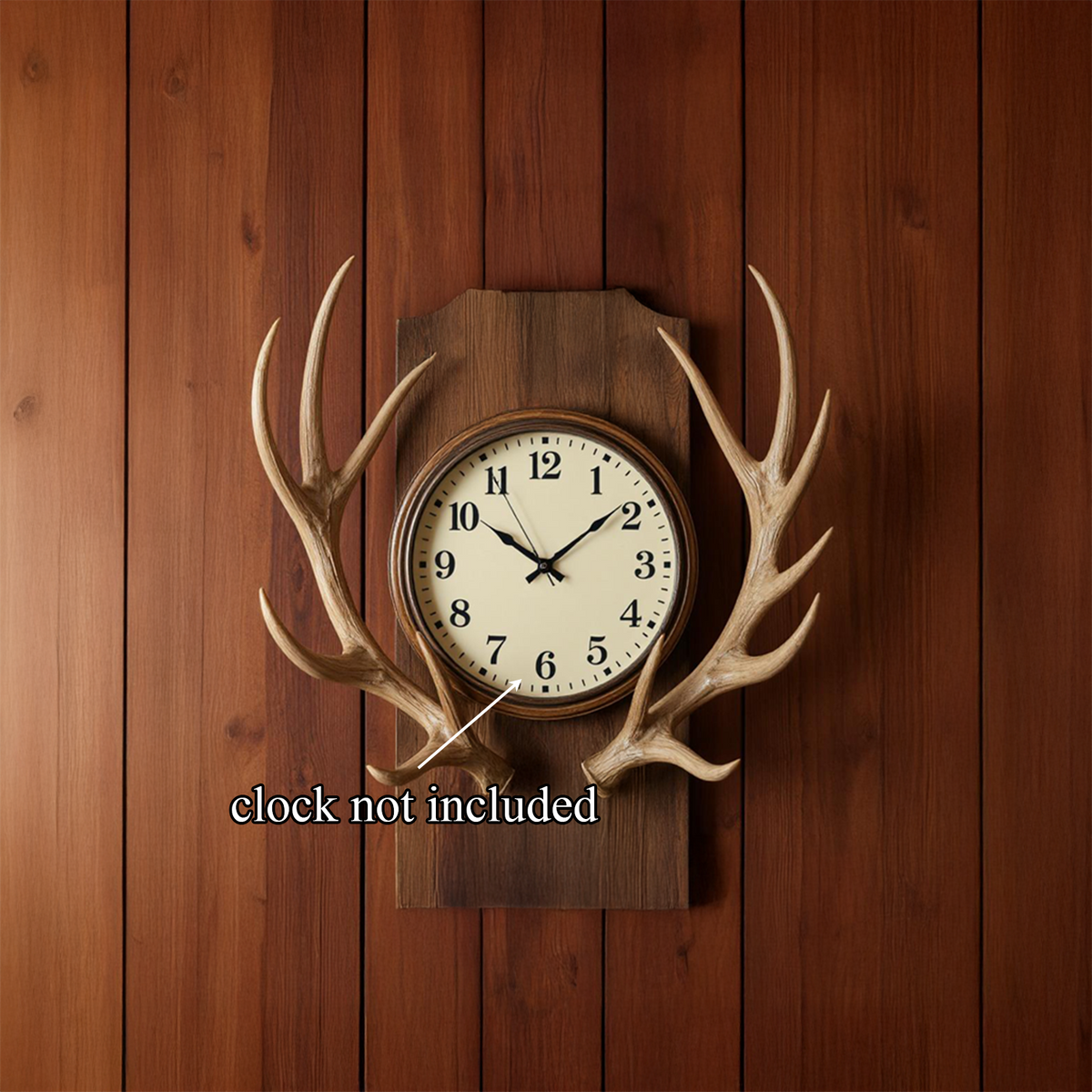 Rustic Tree Slice Wall Clock Kitchen Or Entryway