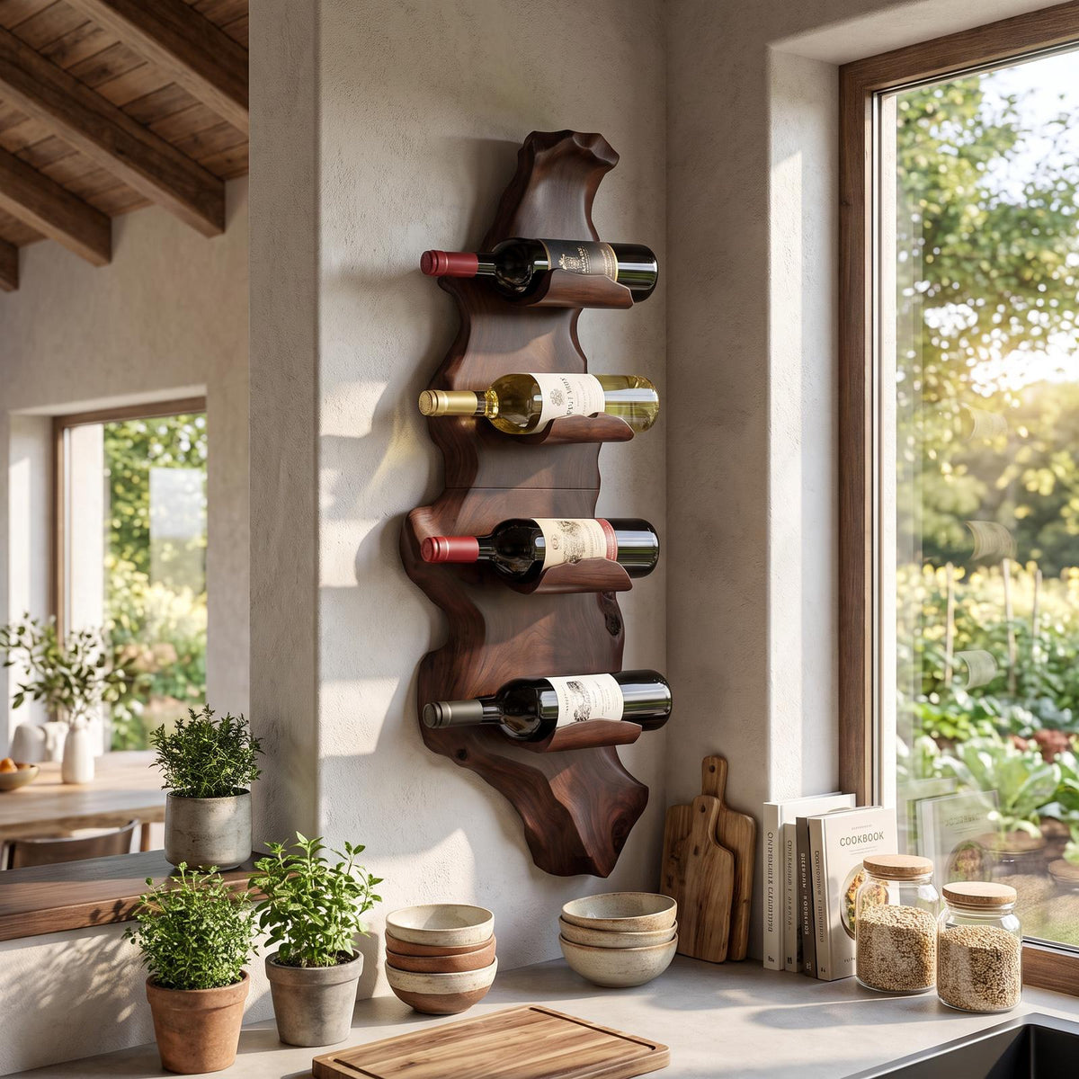 Handcrafted Wine Stand For Furniture Dining Setup