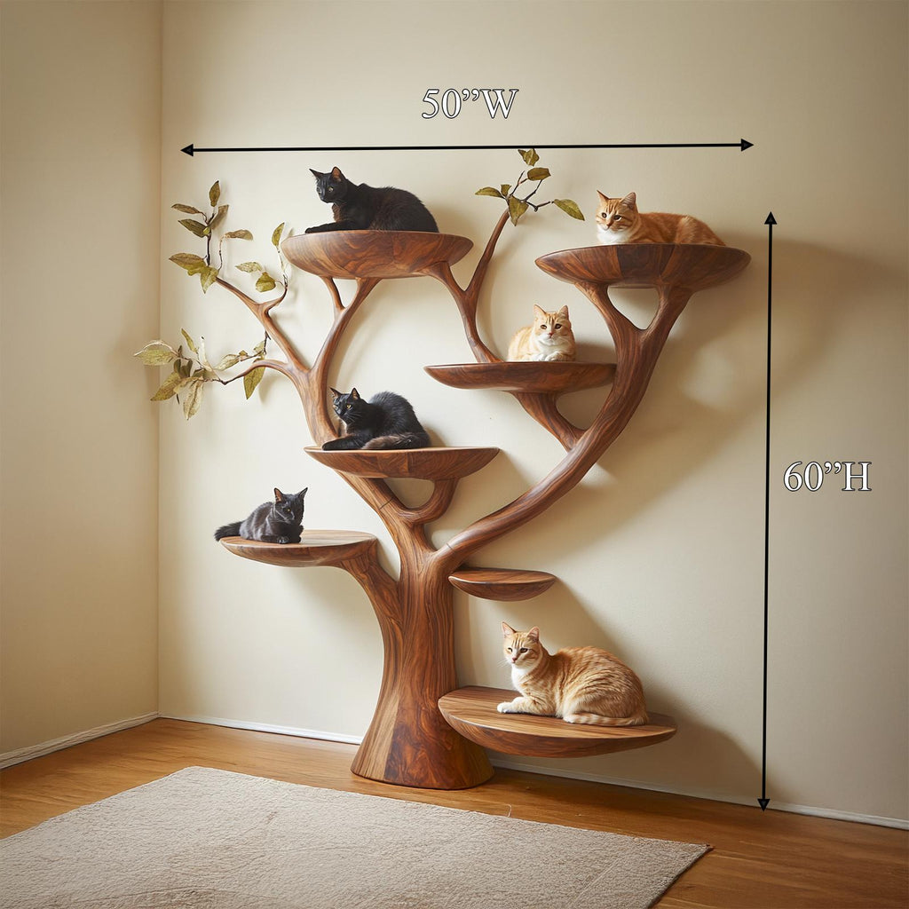 Rustic Cat Wall Tree Living Room And Home