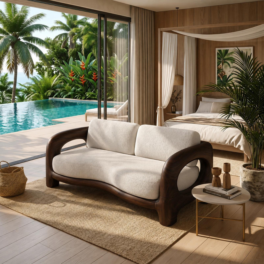Organic Loop Frame Sofa Luxury Modern Residence SILDTTRSFA002