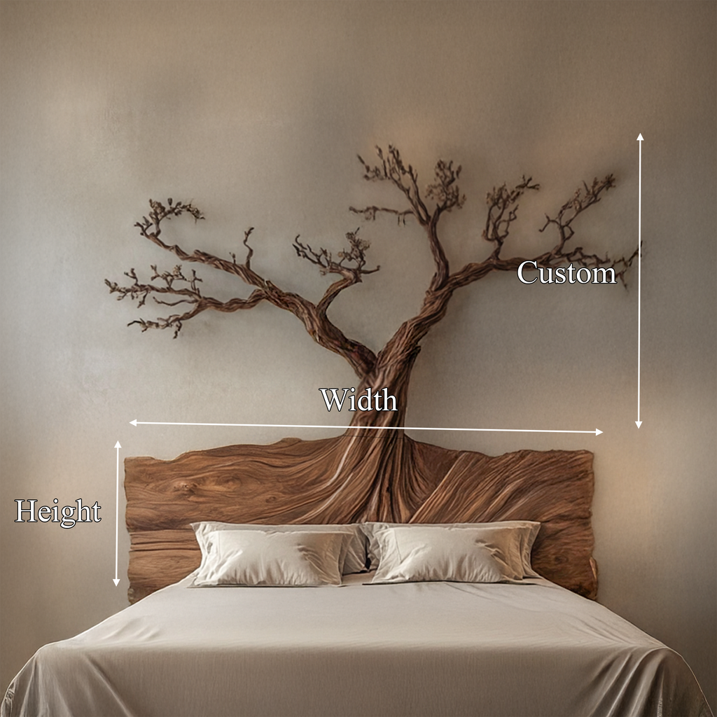 Rustic Sculptural Tree Inspired Wall Art For Bedroom And Interior Space SINLSADH016
