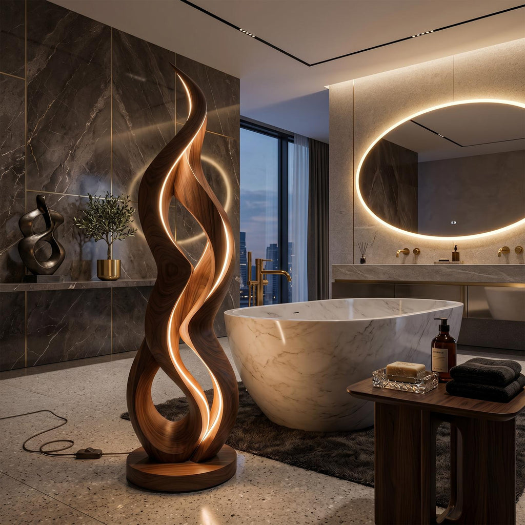 Minimalist Halo Floor Lamp For Modern Interior