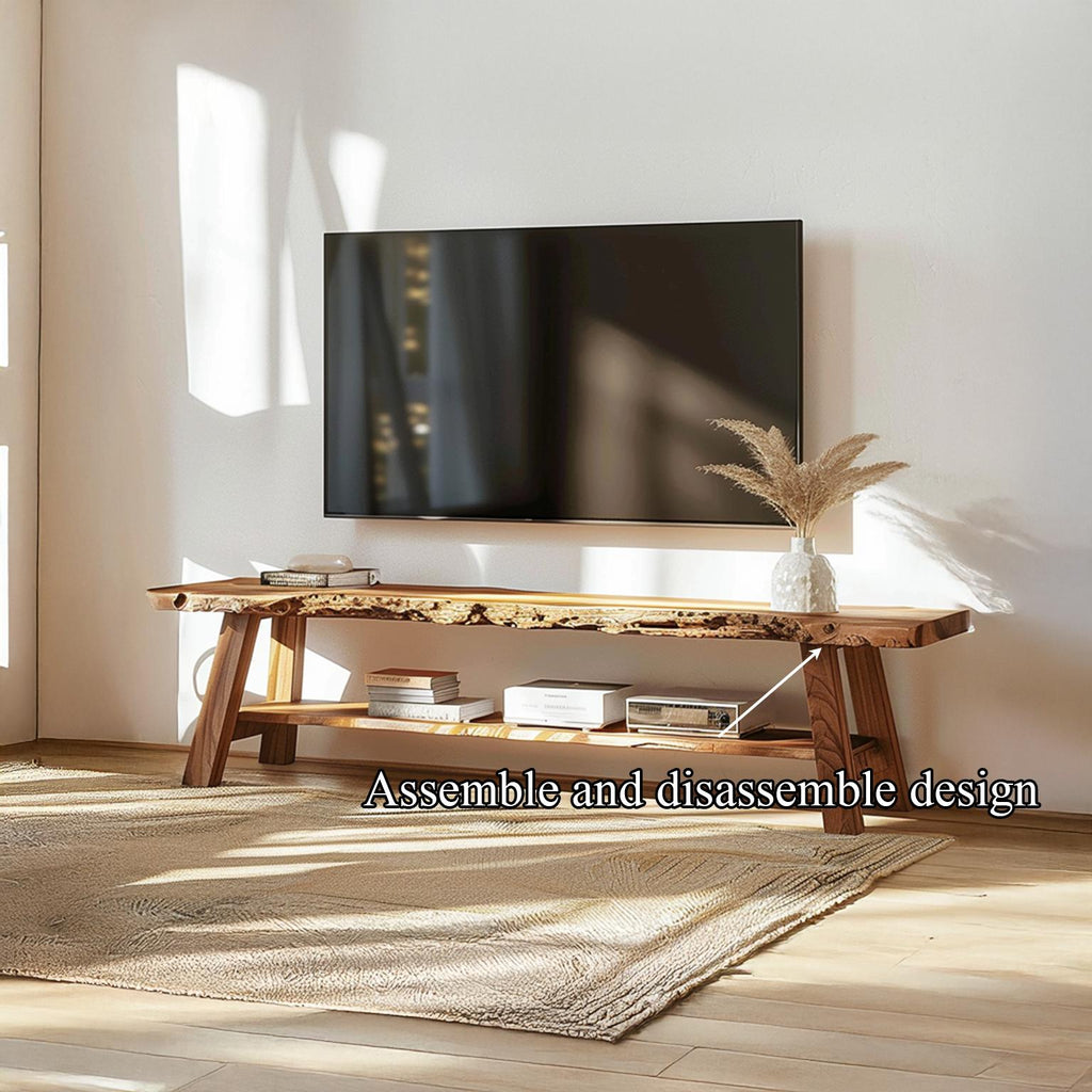 Rustic TV Console Living Room