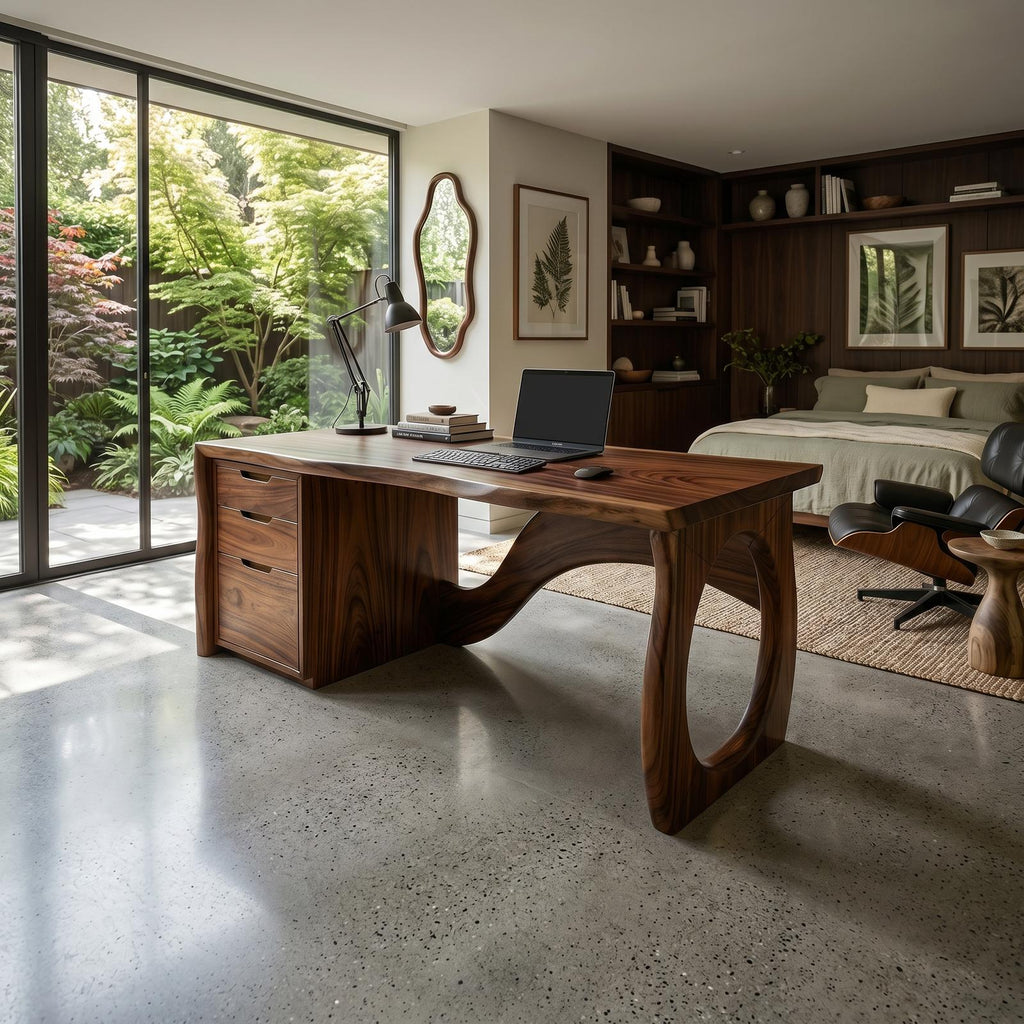Contemporary Executive Desk Designer Workspace