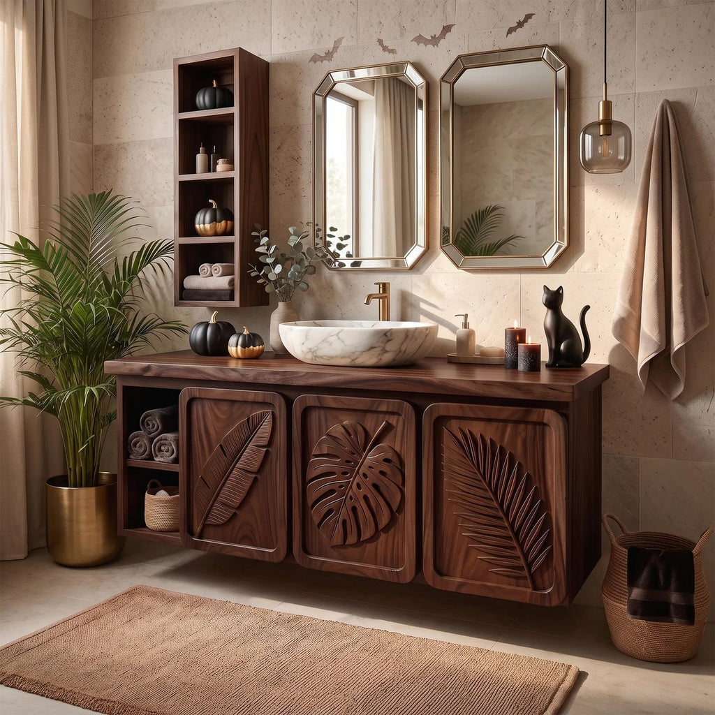 Handcrafted Organic Modern Bathroom Vanity Boutique Hotel