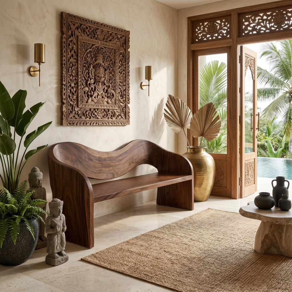Contemporary Accent Bench Modern Residence