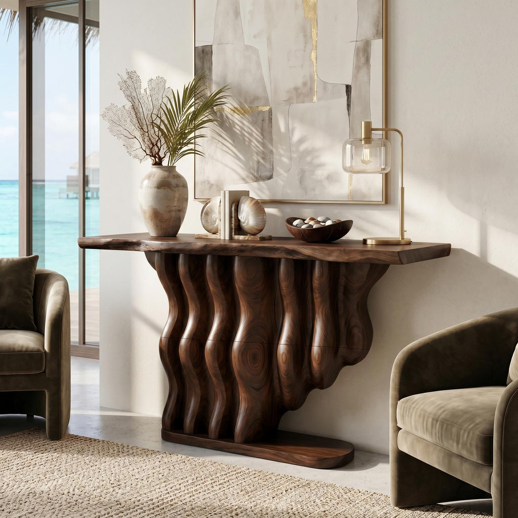 Coastal Infinity Base Console Table Beach House
