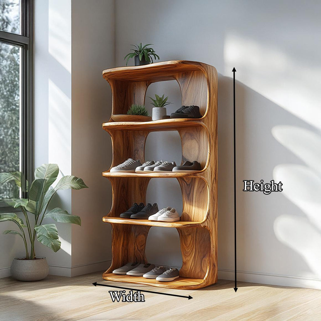 Rustic Modern Shoe Rack Entryway And Bedroom