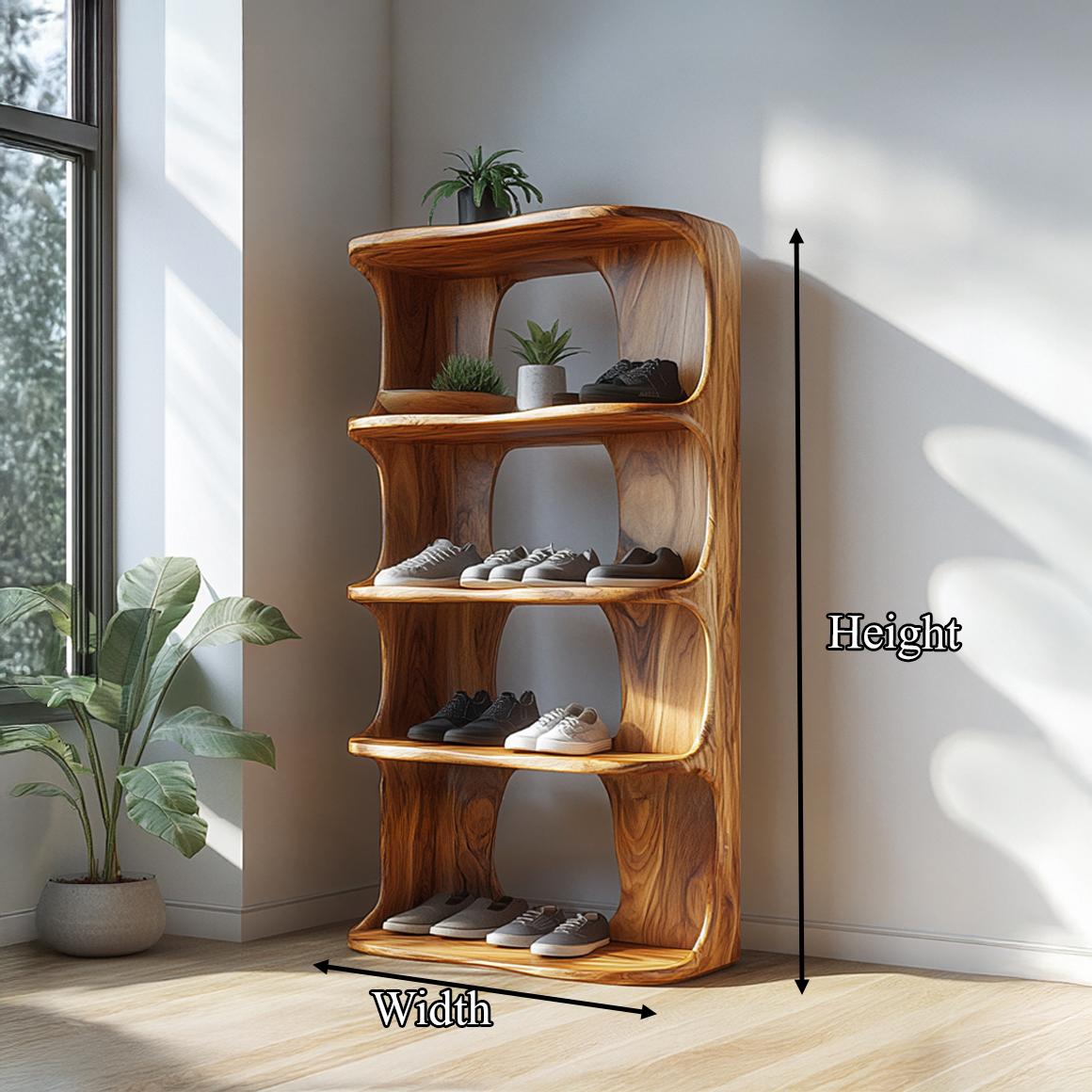 Rustic Modern Shoe Rack Entryway And Bedroom