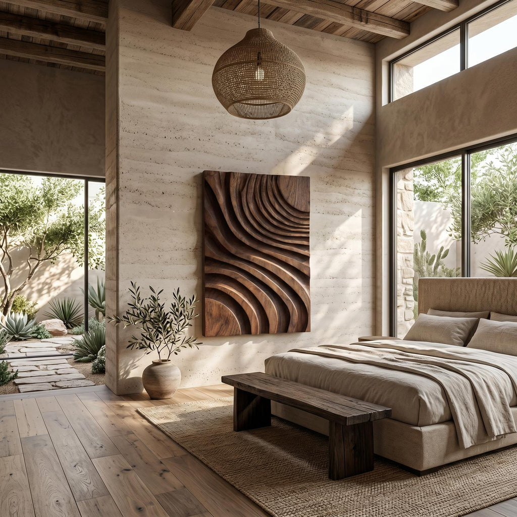 Modern Layered Flow Wall Art For Living Room