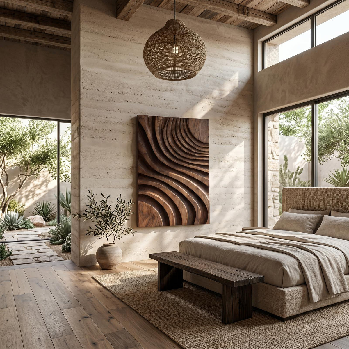 Modern Layered Flow Wall Art For Living Room SILDTTNWA165