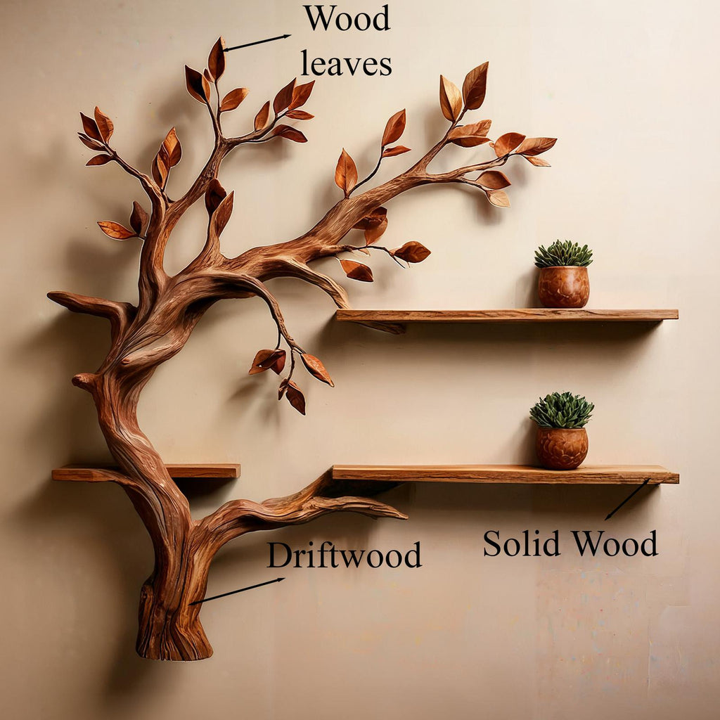 Mid Century Bookcase Tree Branch Shelf Mini Bookcase