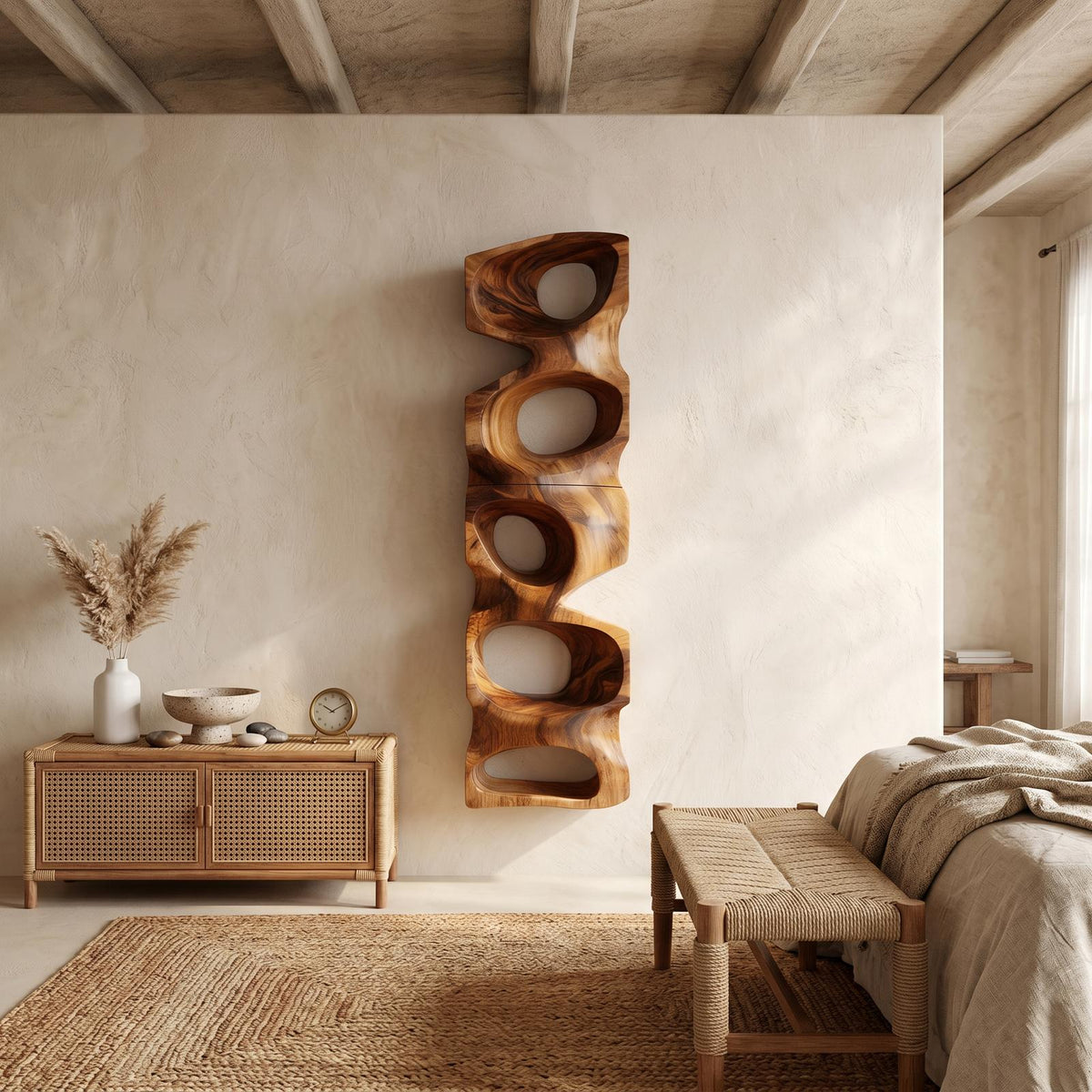 Contemporary Sculptural Display Shelf For Living Room SILDTTNWA168