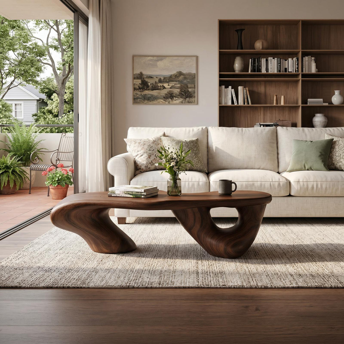 Handcrafted Low Table For Functional Room Setup SILDTTRCF015
