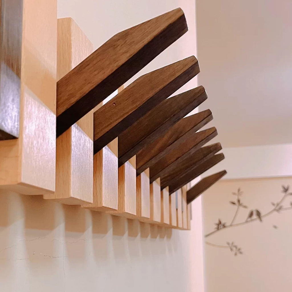 Walnut Coat Hooks For Wall Mount