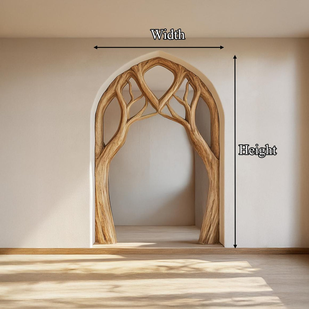 Organic Sculptural Doorway Arch For Living Space And Interior Area