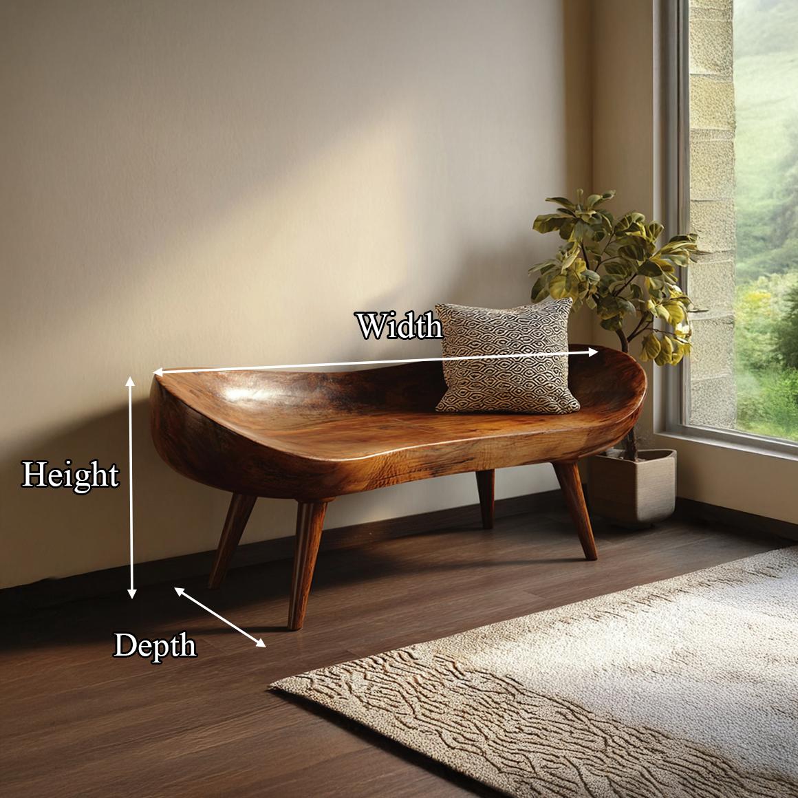 Rustic Modern Bench Bedroom Entryway