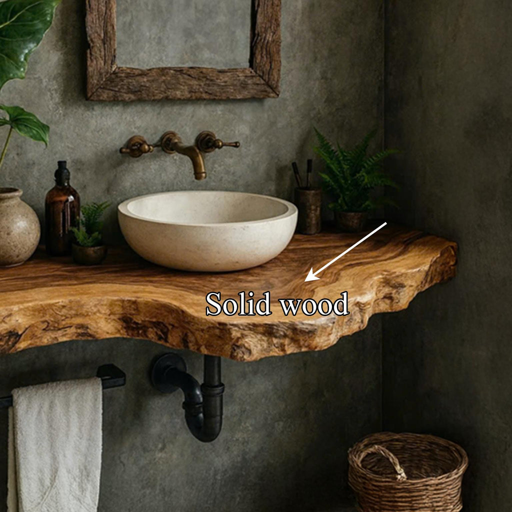 Rustic Single Vanity Bathroom