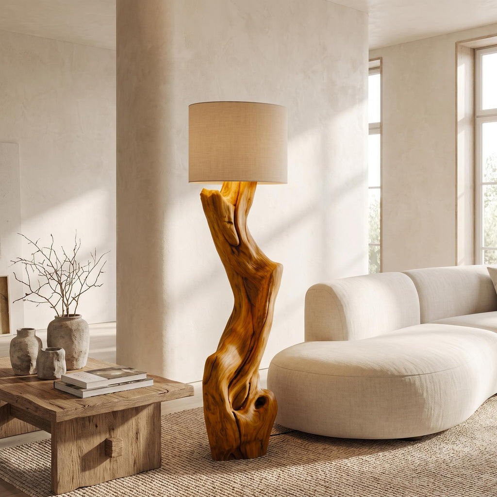 Sculptural Tree Floor Lamp For Living Room And Corner
