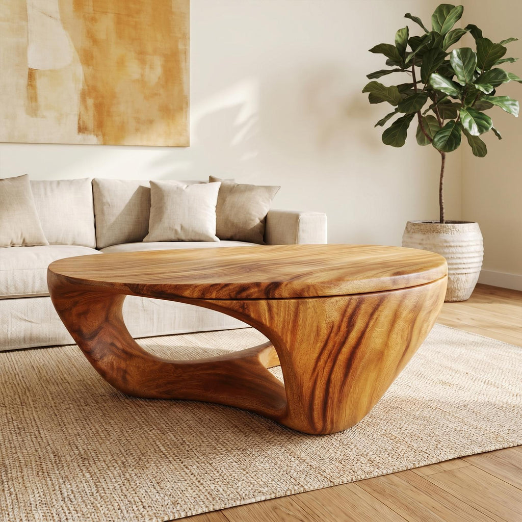 Contemporary Sculptural Coffee Table For Living Room And Lounge