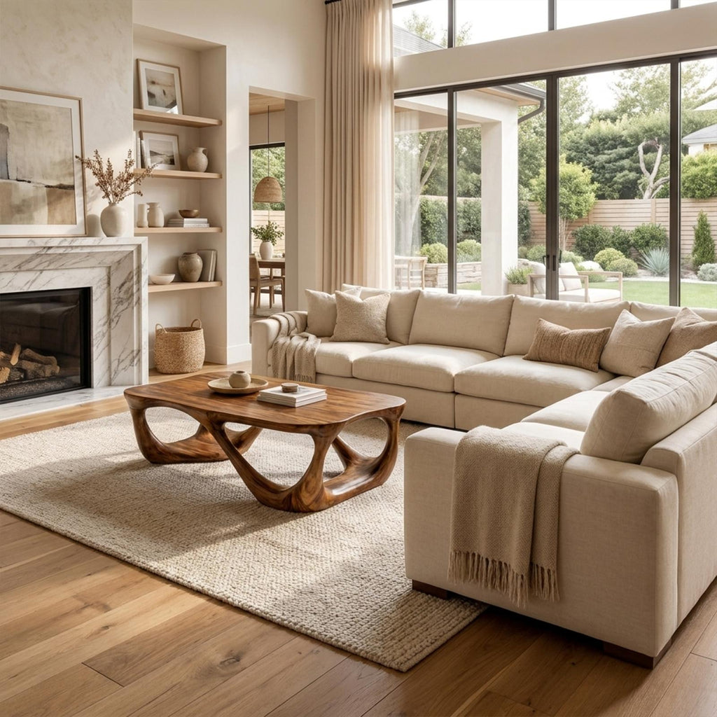 Mid Century Coffee Table Accent Living Room