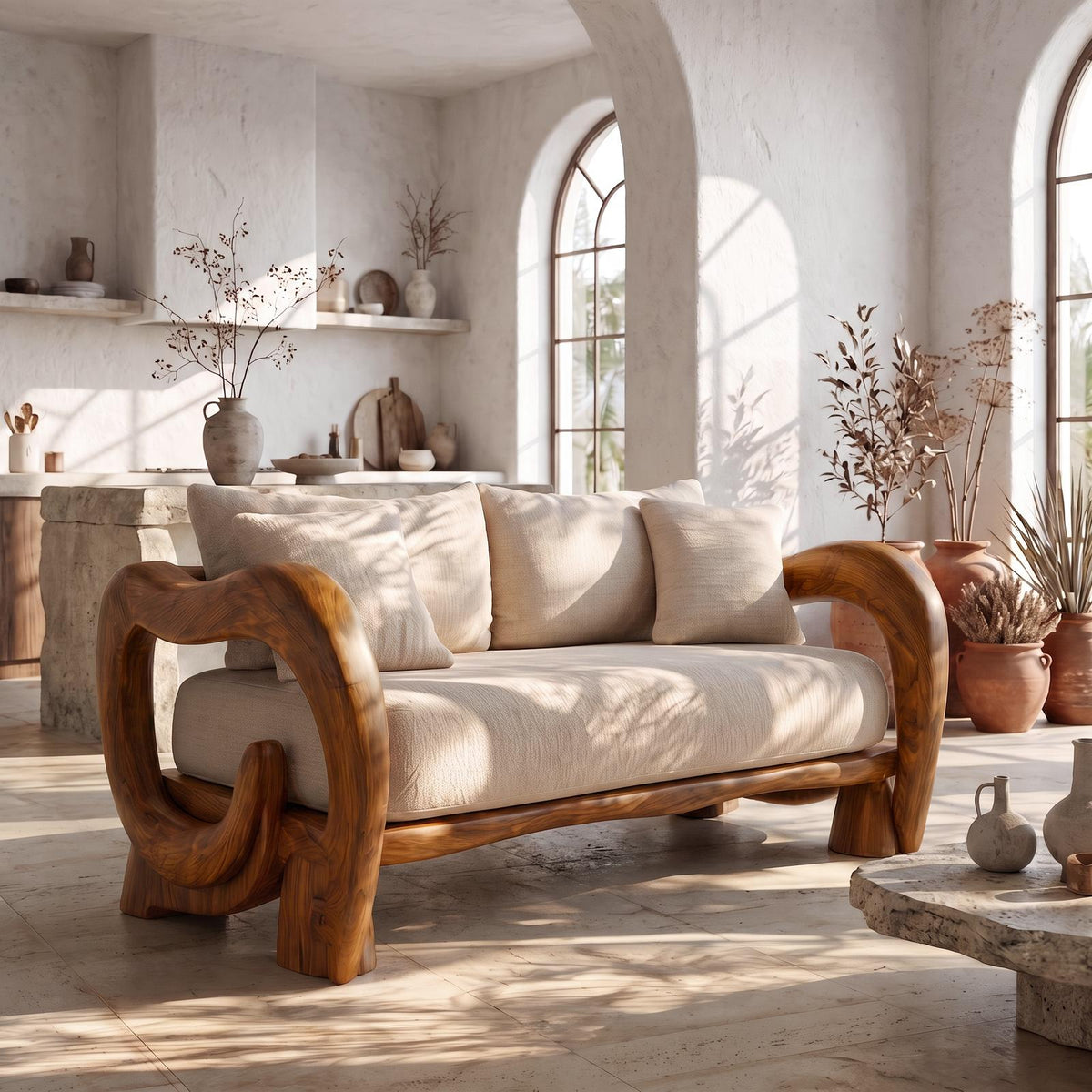 Handcrafted Sofa Frame For Living Room