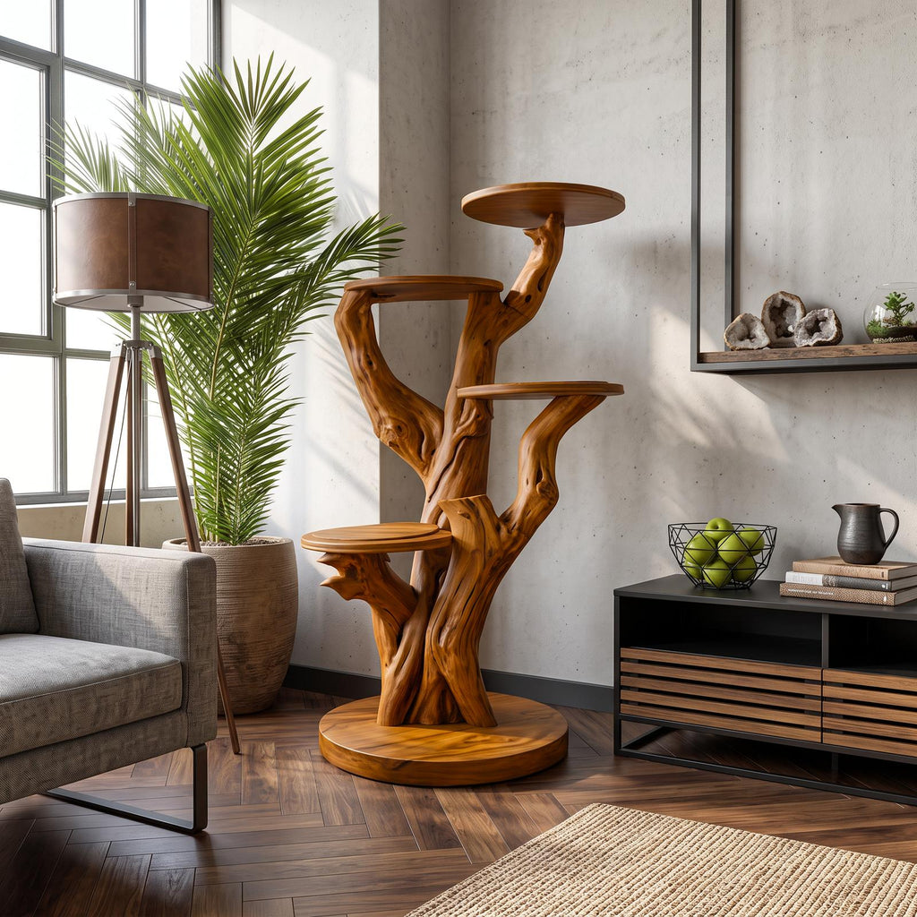 Rustic Cat Tree Tower Living Room And Morden House