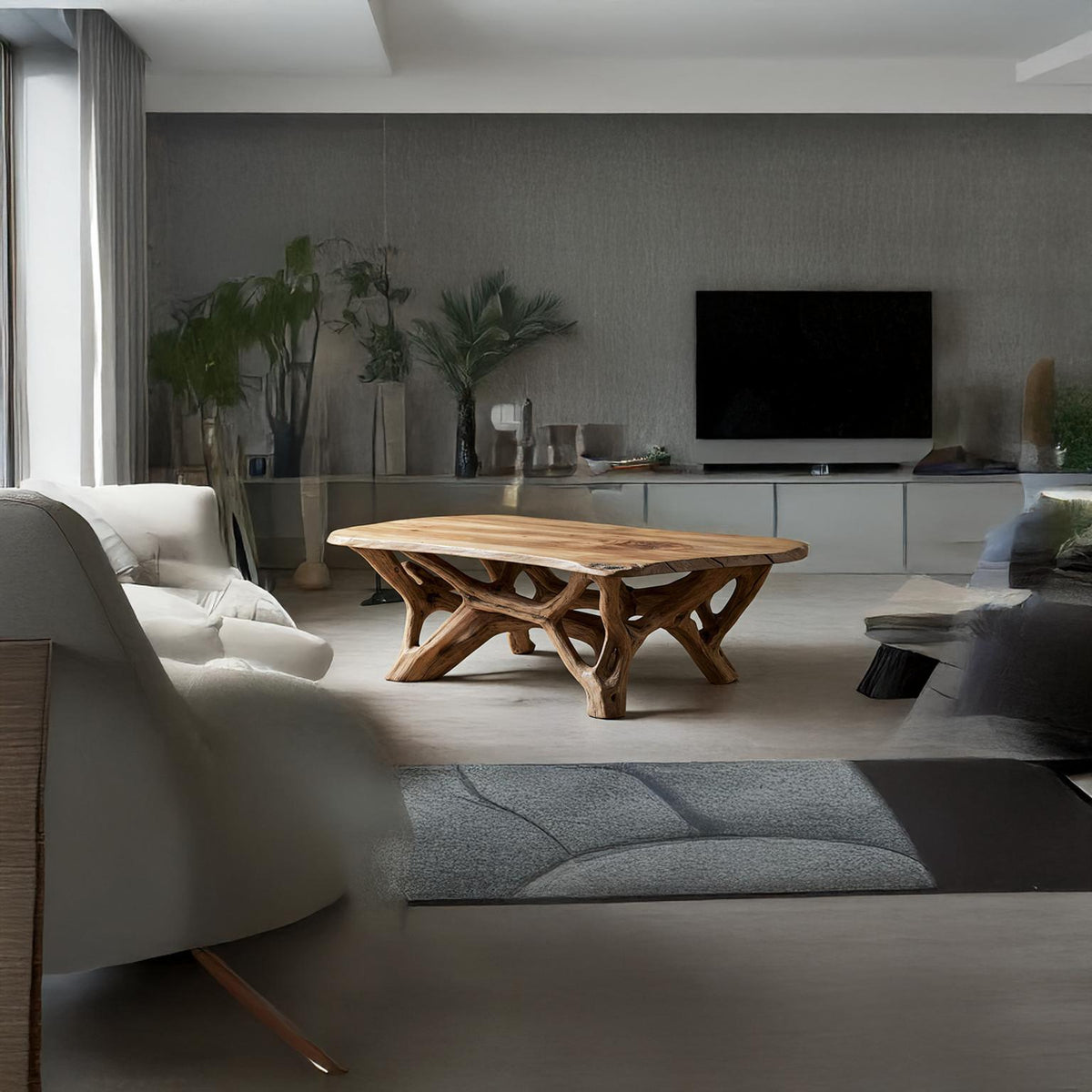 Coffee Table Solid Wood Scandinavian Minimalist Gift