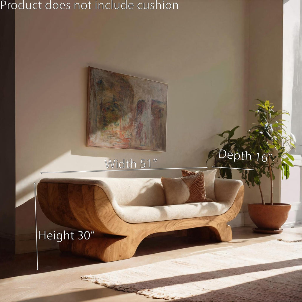 Handcrafted Sculptural Sofa For Living Room Or Lounge