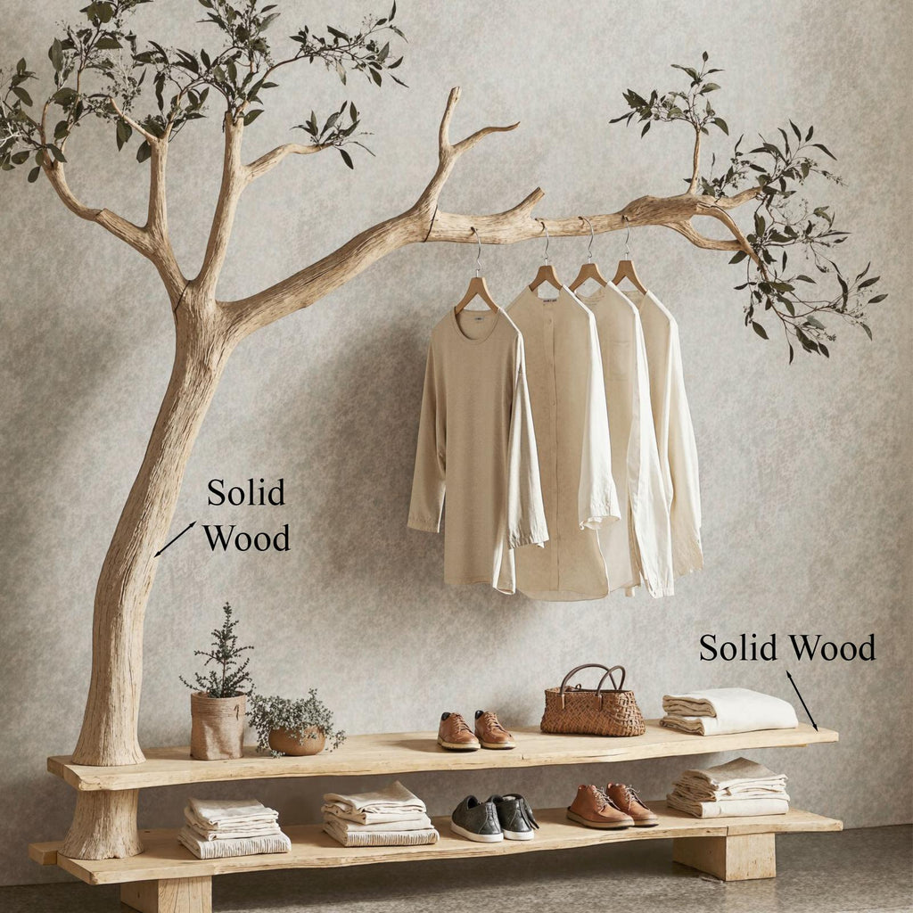 Wall Mount Coat Rack Hall Tree With Bench Shoe Storage