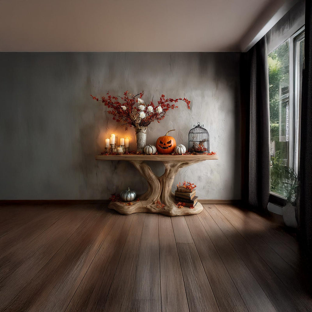 Rustic Tree Console Living Room