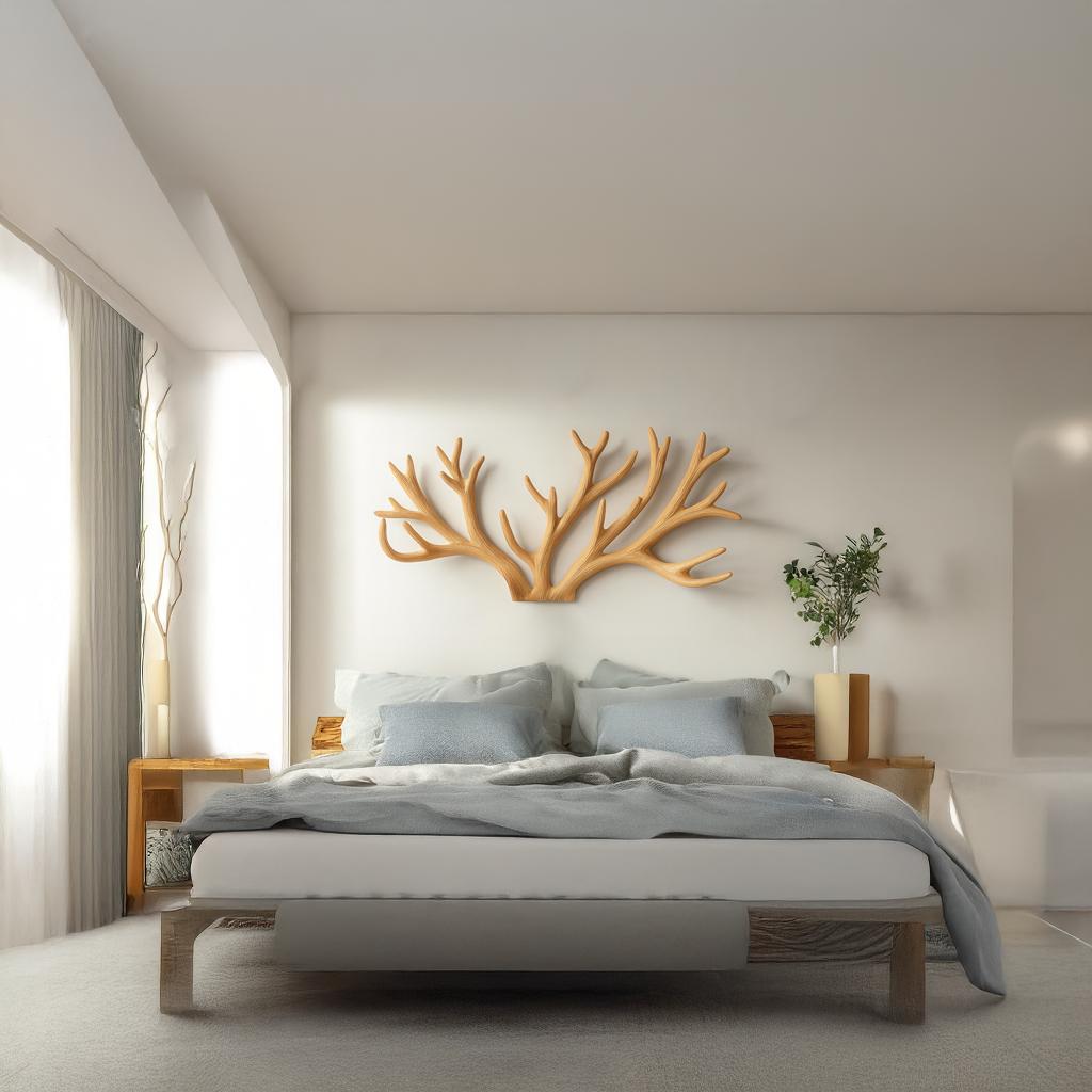 Rustic Tree Wall Panel For Bedroom And Headboard Space