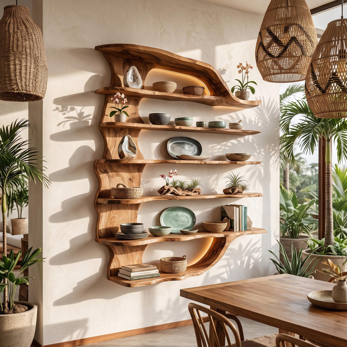 Handcrafted Wooden Spice Organizer For Modern Kitchen