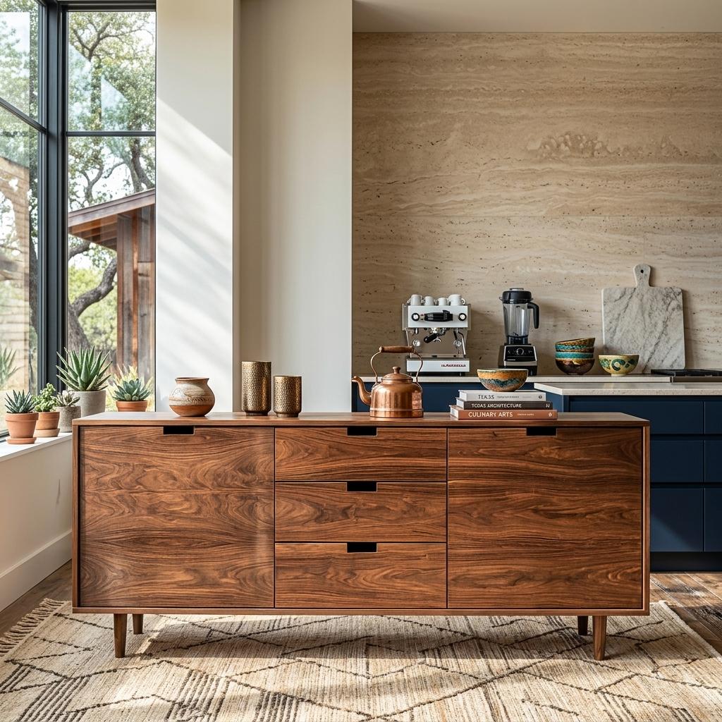 Contemporary Wooden Sideboard For Modern Living Room RTTHTTSD060