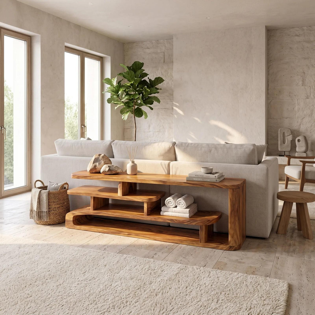Contemporary Layered Console Table For Modern Hallway SILDTTNCS169