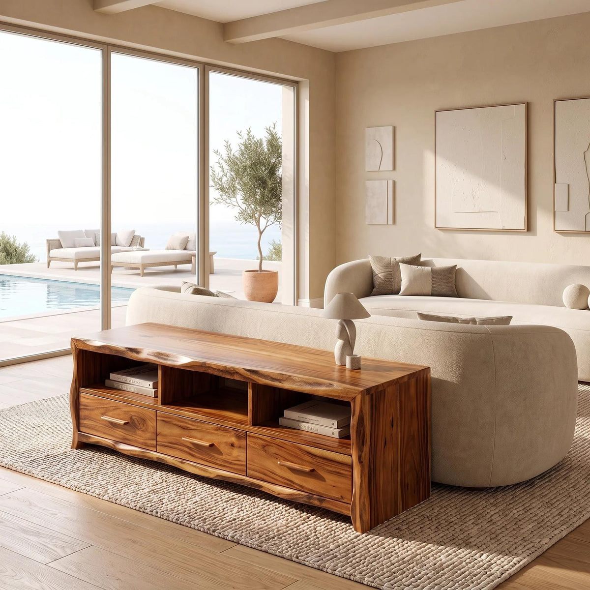 Rustic Wooden Storage Bench Drawers For Cozy Bedroom Decor