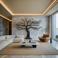 Rustic Tree Wall Art For Living Room And Interior Wall