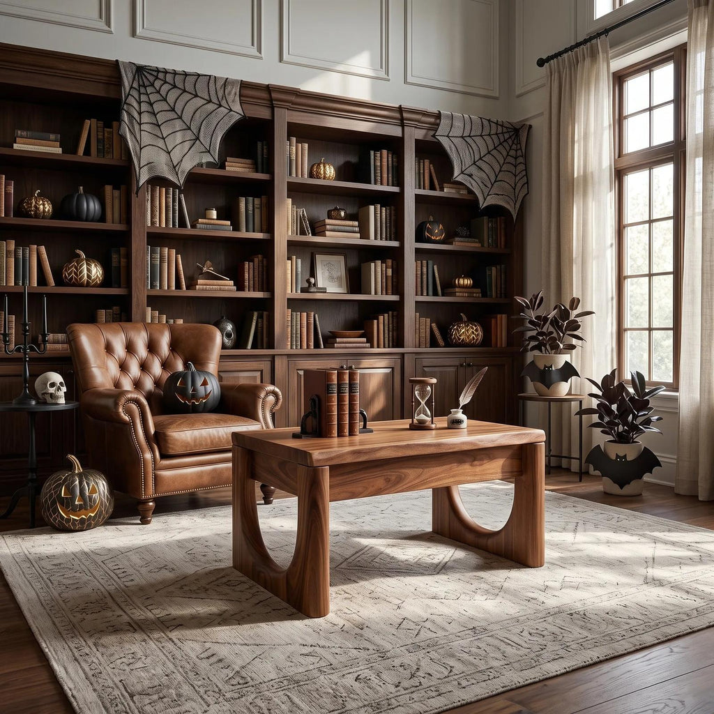 Farmhouse Halloween Lift Top Coffee Table Country Cottage