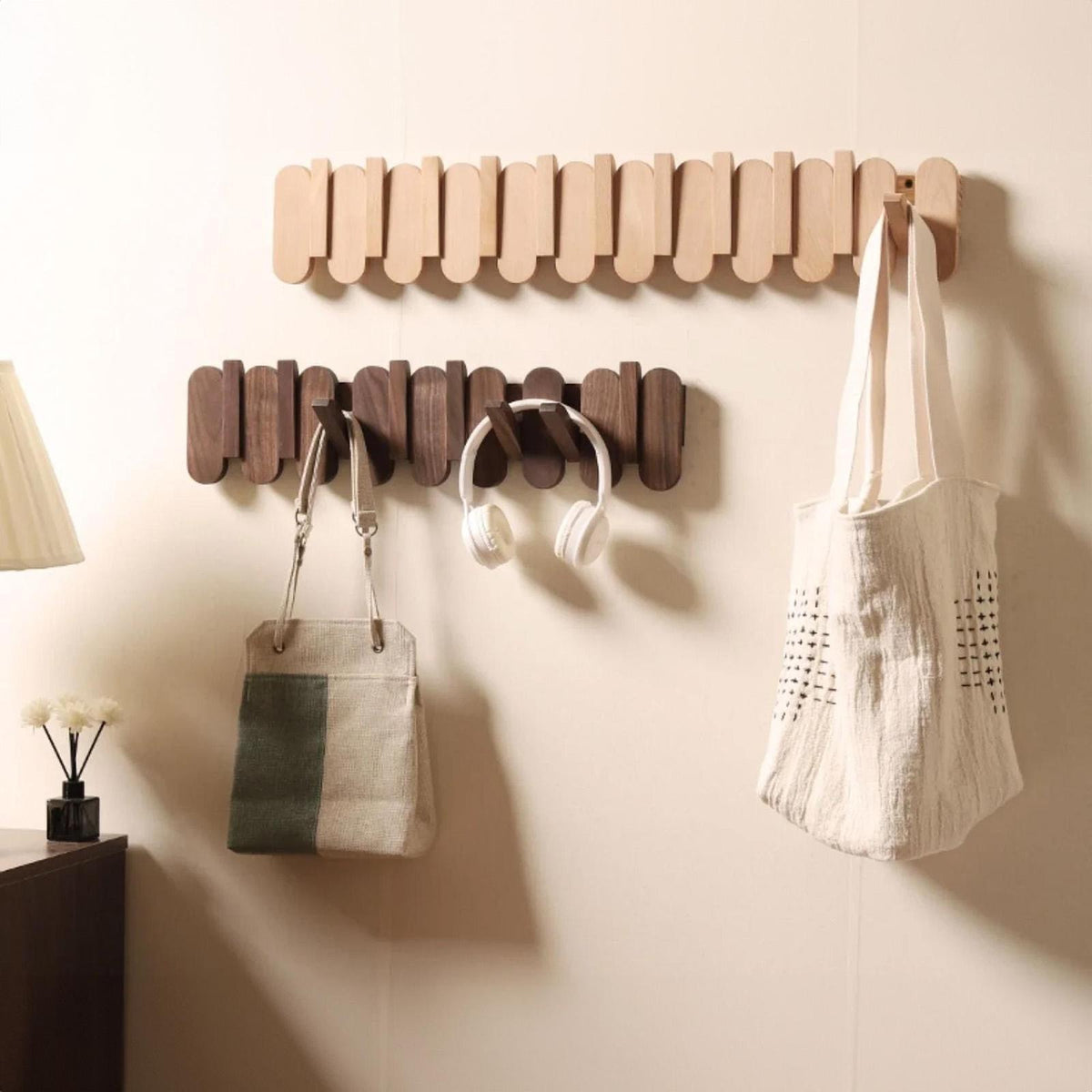 Solid Wood Piano Coat Rack