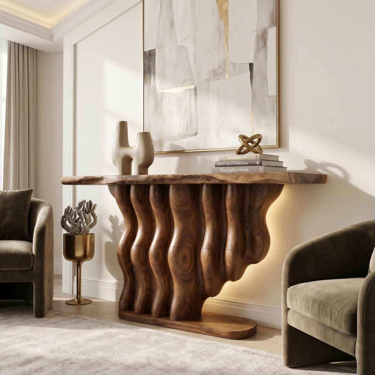 Coastal Infinity Base Console Table Beach House