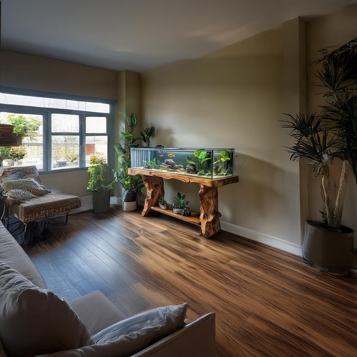 Rustic Aquarium Stand Office Or Living Room
