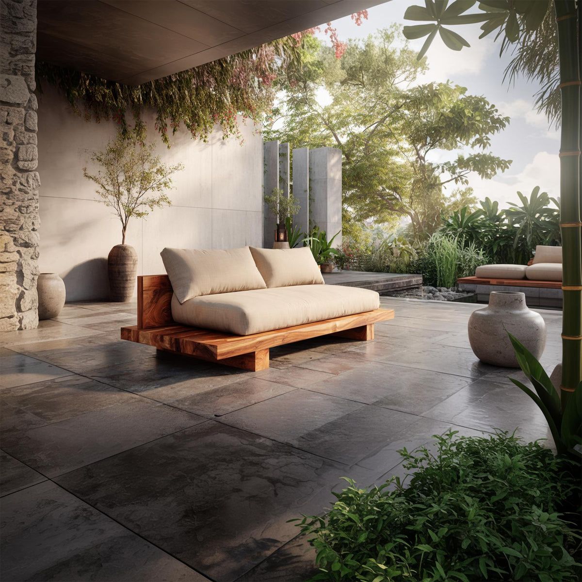 Minimal Platform Sofa Frame Solid Wood Low Pallet Base Design Living Room And Lounge