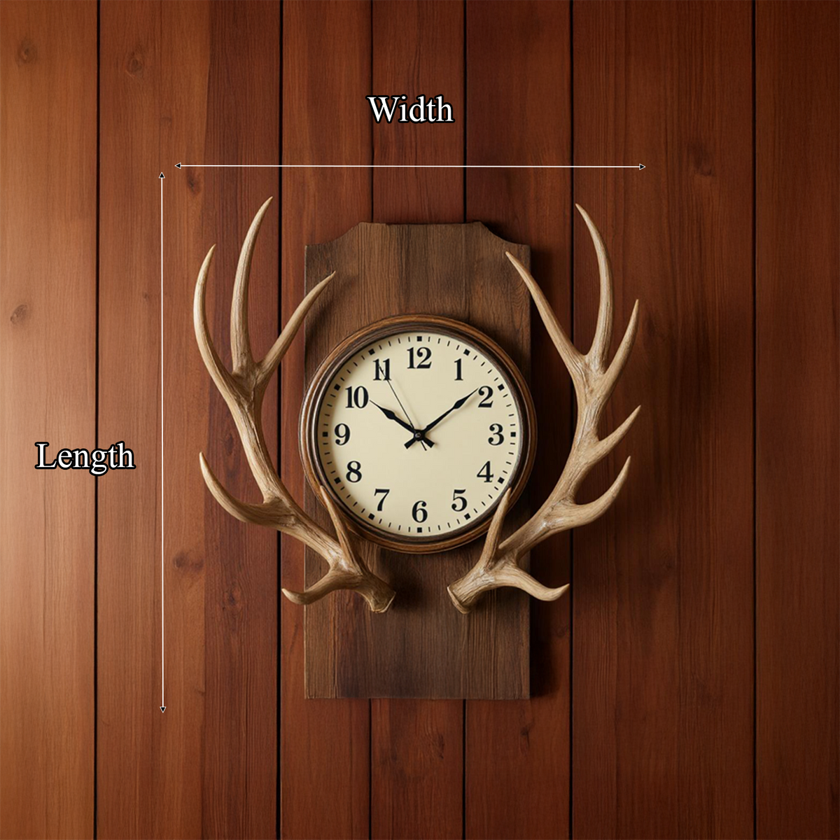 Rustic Tree Slice Wall Clock Kitchen Or Entryway