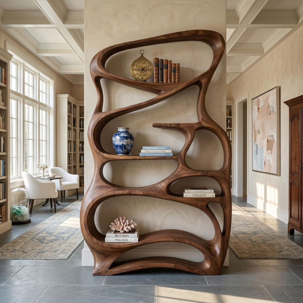 Contemporary Reading Shelf For Peaceful Reading Corner SILDTTNBS050