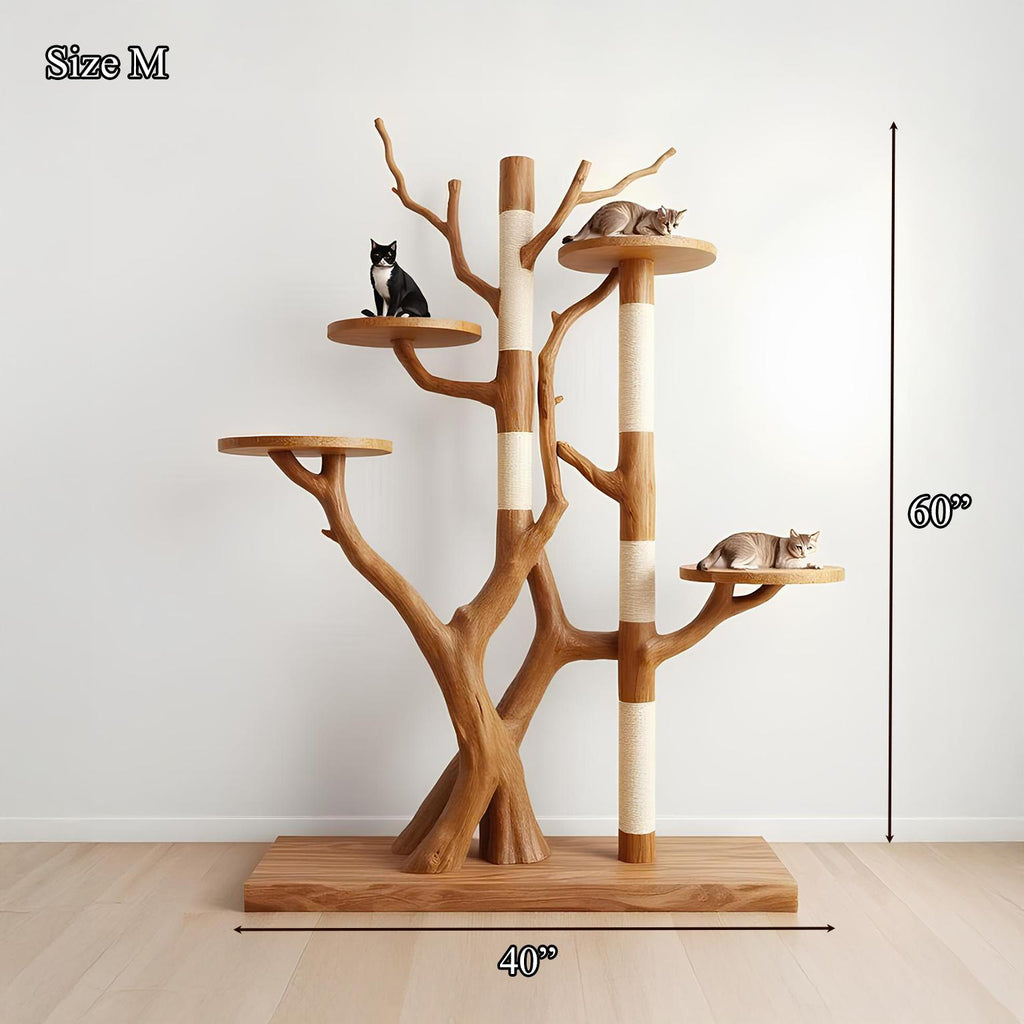 Rustic Tree Cat Tower Modern Living Room SINLSATT028