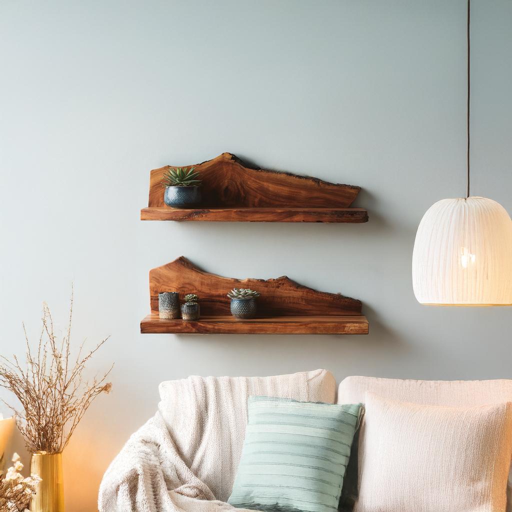 Custom Floating Shelves Living Room Decoration Gift