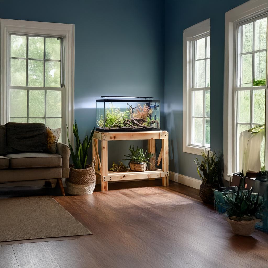 Rustic Aquarium Stand Living Room Or Office
